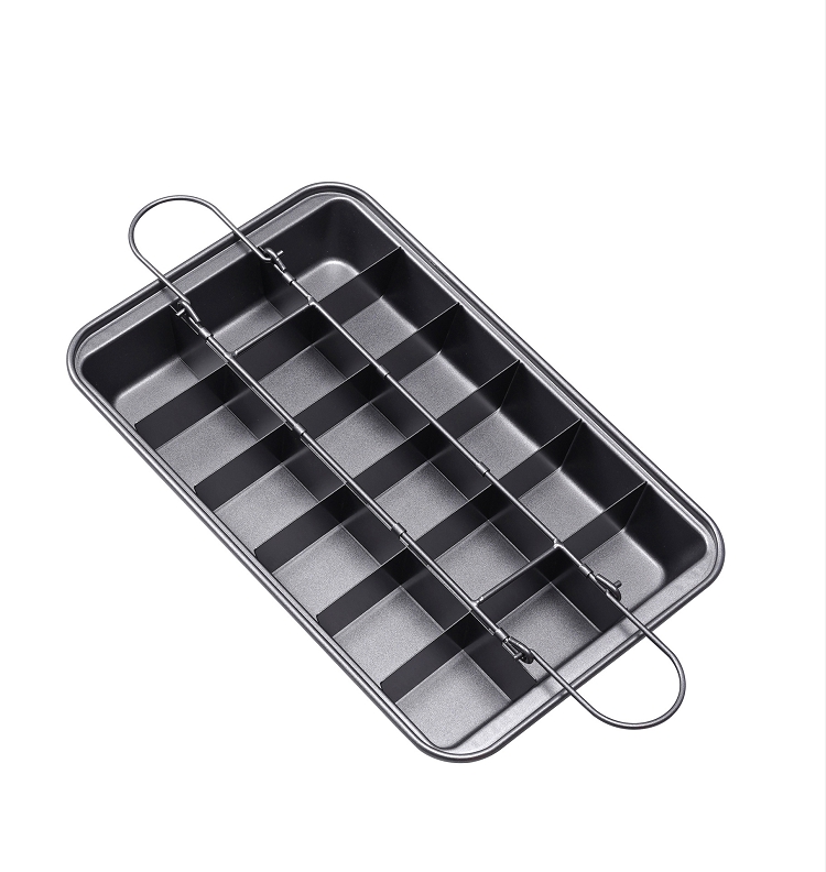 Brownie non-stick cake tray mold square baking tray bread baking tool thickened base